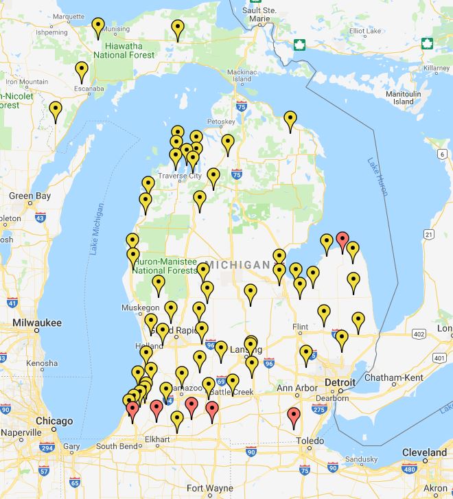 Michigan late blight forecast